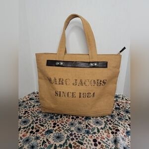 *RARE FIND*Marc Jacobs Burlap Tote